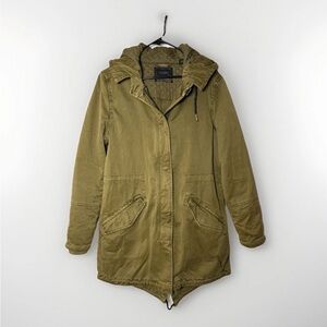 Scotch & Soda Khaki Utility Jacket Hooded Normadic Dreamers